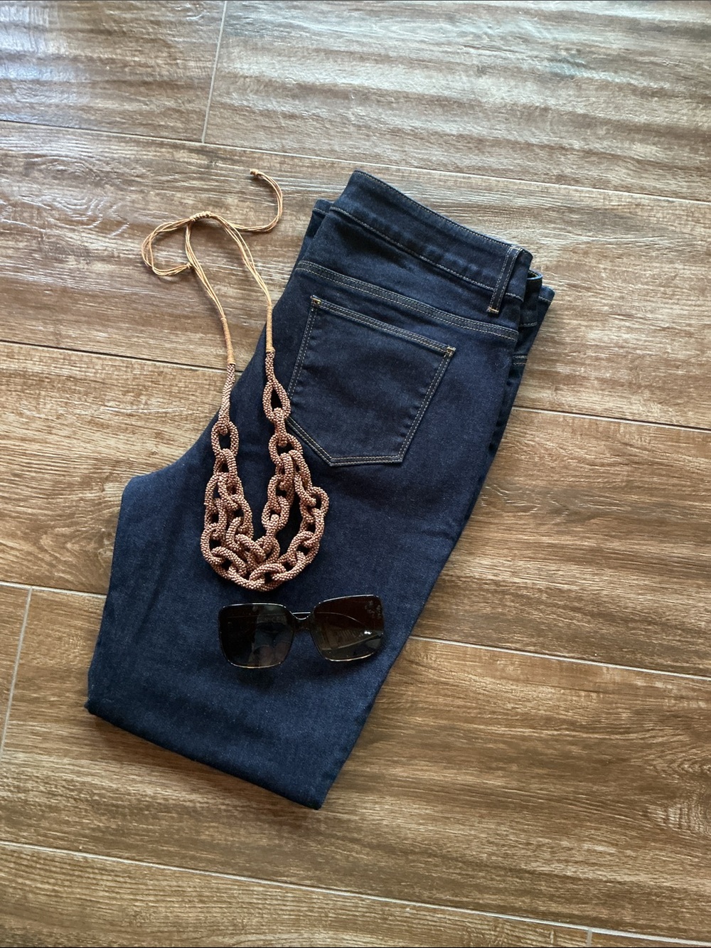 Chico's Dark Blue Flare Jeans